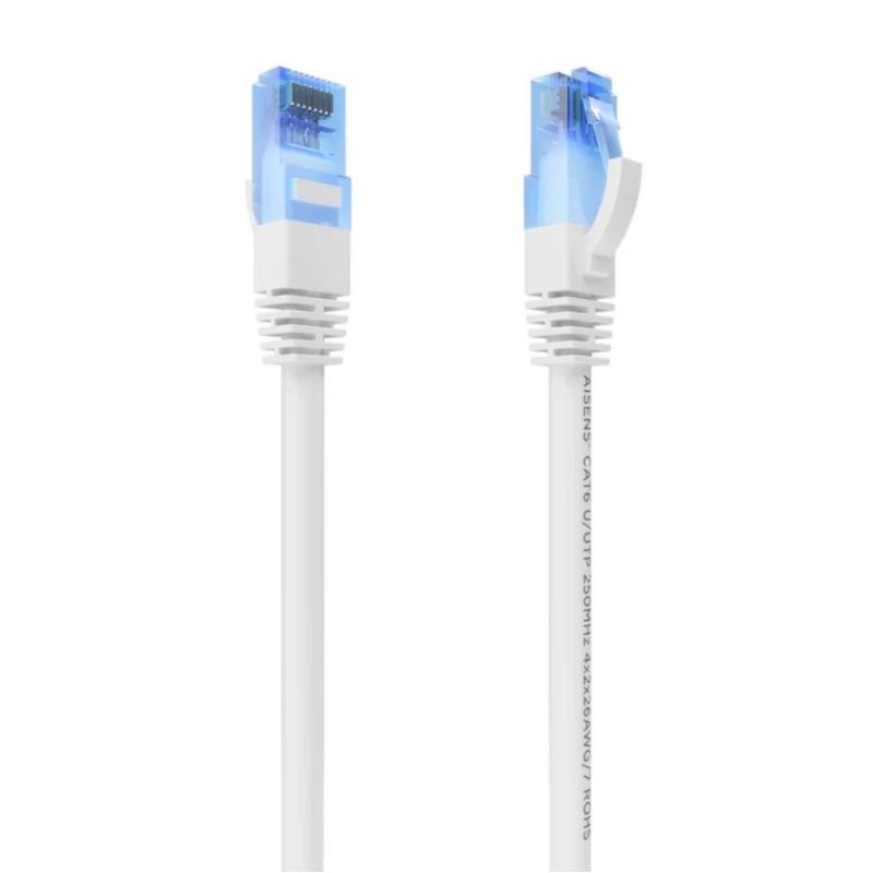 Aisens Cable RJ45 CAT.6 UTP AWG26 CCA Blanco 0.75M