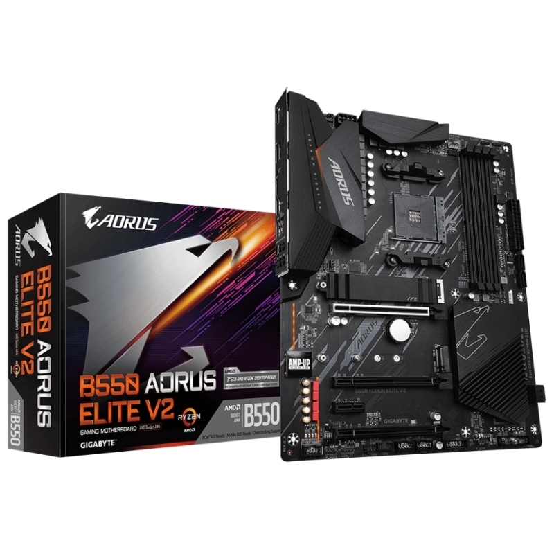 Gigabyte Aorus Placa Base B550 ELITE V2 ATX AM4