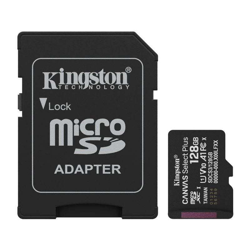 Kingston SDCS3/128GB microSD XC Gen3 150MB/s A1