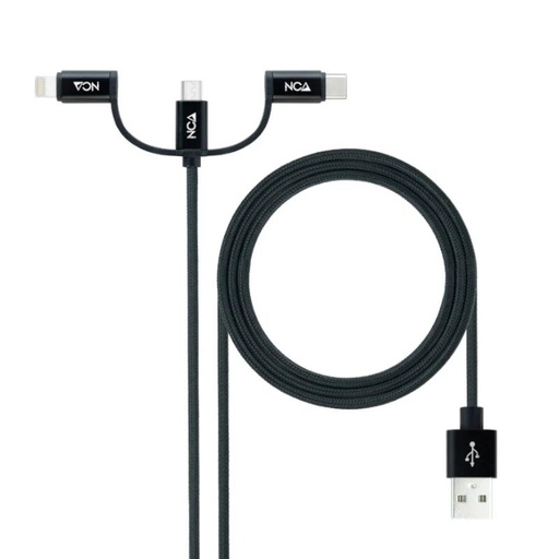 [8433281012936] Nanocable Cable USB a USB-C/Micro USB/ Lighthning