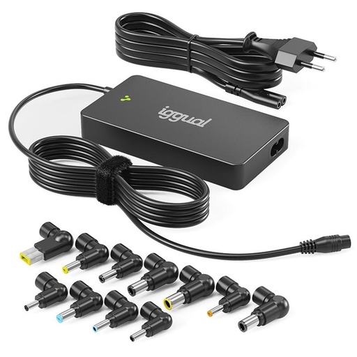 [8435364318065] iggual Cargador Universal Slim CUA-S-11T-90W