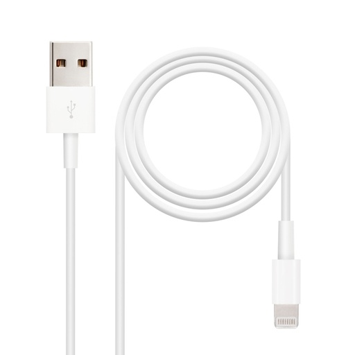 [8433281006652] Nanocable Cable de datos/carga LIGHTNING/USB 2 M
