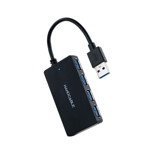 [8433281012295] Nanocable Hub USB 3.0 con 4 Puertos de USB 3.0