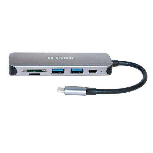 [790069468575] D-Link DUB-2325 5-in-1 USB-C Hub Card Reader