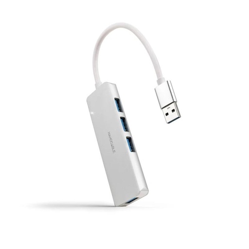 [8433281015517] Nanocable Hub USB 3.0 4 x USB 3.0 10cm. Gris