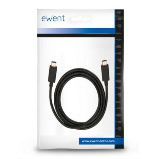 [8056045878601] Ewent Cable USB-C Carga Rápida 60W 10Gbps,4K 1m