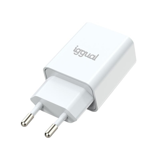 [8435364318188] iggual Cargador de pared 1xUSB 5V/2.4A (12W)