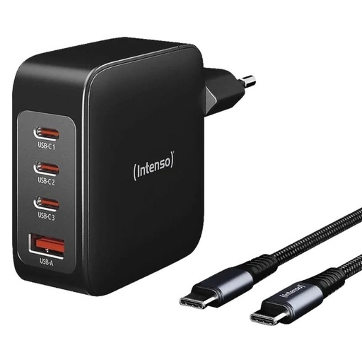 [4034303035359] Intenso | KIT Cargador GaN W140A3C + Cable USB-C