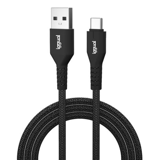[8435364320006] iggual Cable USB-A a tipo C 3A 180 cm trenzado