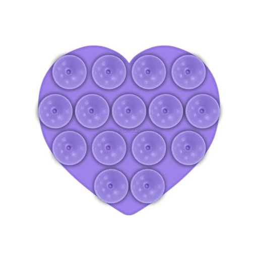 [8021735218708] Celly Ventosa corazón Morado