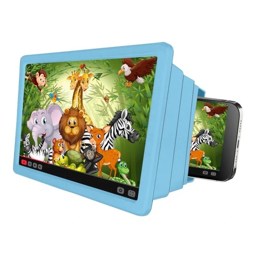 [8021735201939] Celly amplificador de pantalla para niños Azul