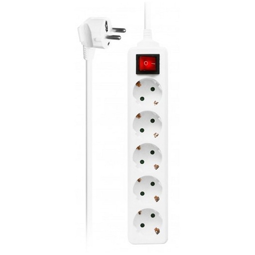 [8054392610400] EWENT EW3916  Regleta 5 Tomas / 1 interruptor 1.5m