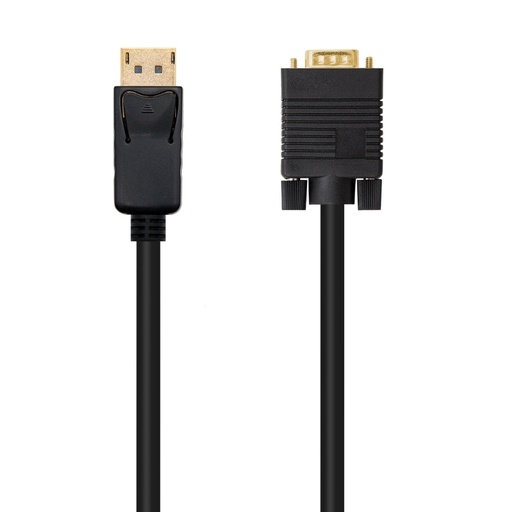 [8433281008670] Nanocable Cable Conversor DP a VGA negro, 2 M