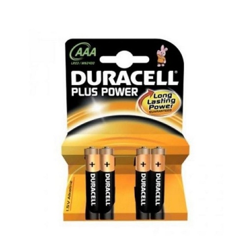 [5000394176645] Duracell Pila Alcalina Plus Power LR3 AAA Pack-4