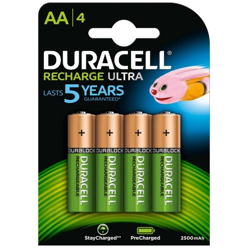 [5000394057203] Duracell Pila Recargable HR6 AA 2500mAh Blister*4