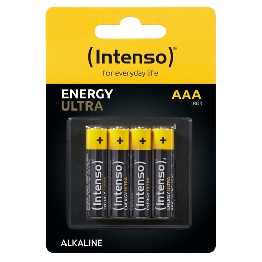 [4034303027088] Intenso Pila Alcalina energy ultra AAALR03 Pack-4
