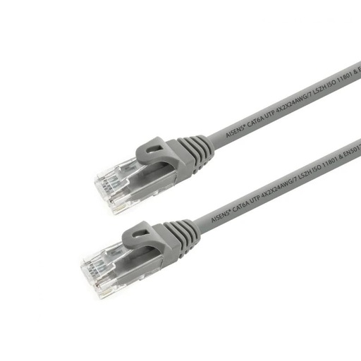 [8436574703801] Aisens Latiguillo Rj45 Cat.6A Utp Gris 2.0M