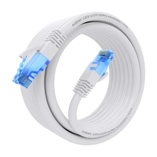 [8435739900529] Aisens Cable RJ45 CAT.6 UTP AWG26 CCA Blanco 4.0