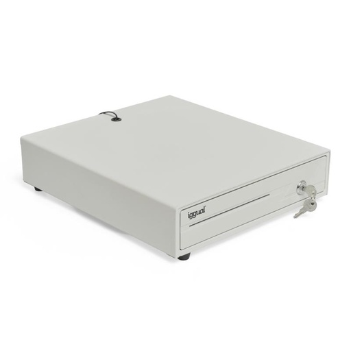[8435364315316] iggual Cajón portamonedas IRON-10W 38cm 4+6 blanco