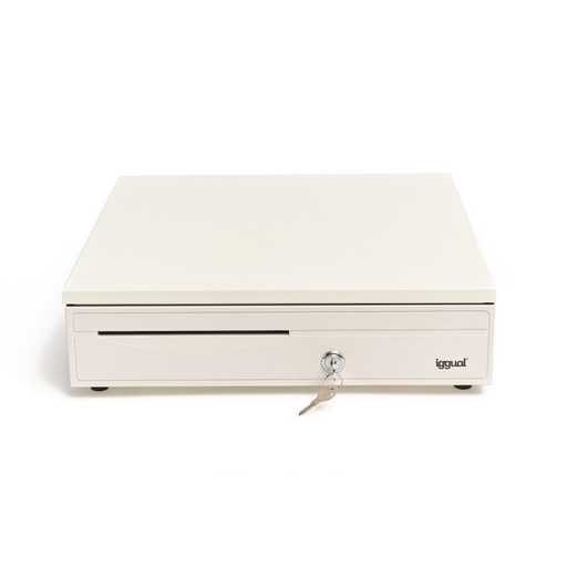 [8435364315767] iggual Cajón portamonedas IRON-30W 42cm 5+5 blanco