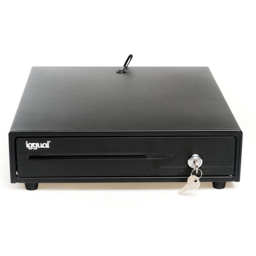 [8435364316368] iggual Cajón Portamonedas IRON-10 38cm 4+6 negro