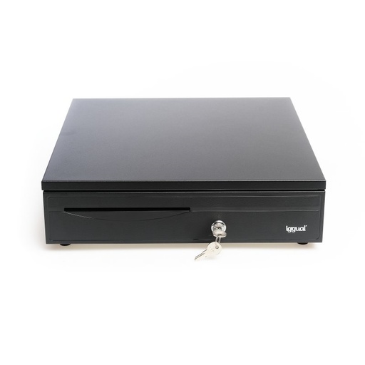 [8435364316351] iggual Cajón Portamonedas IRON-30 42cm 5+5 negro