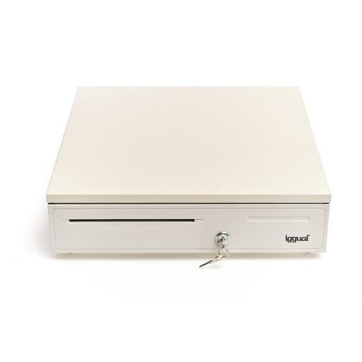 [8435364317440] iggual Cajón Portamonedas IRON-50W 42cm 5+8 blanco