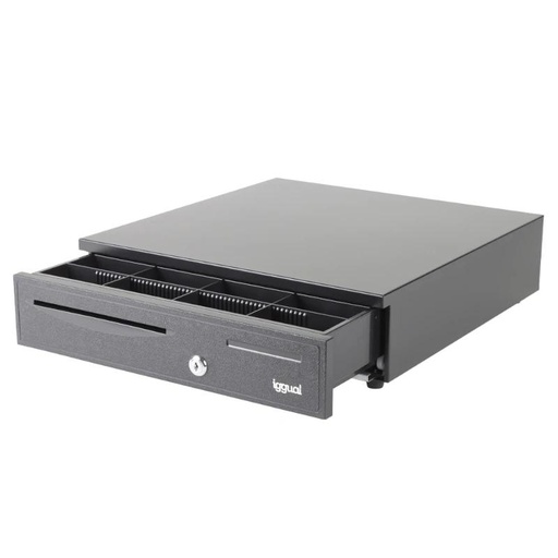 [8435364319307] iggual Cajón portamonedas IRON-20 42cm 4+8 negro