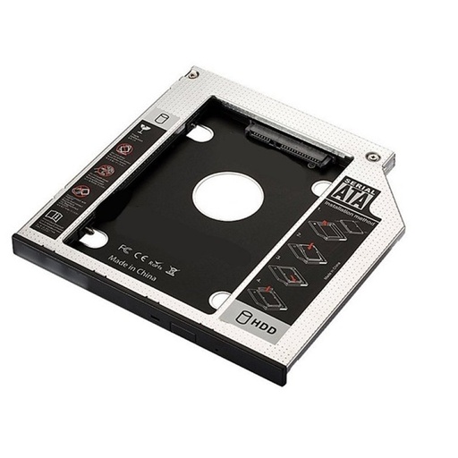 [8054392612954] EWENT ADAP.HDD/SSD SATA PARA UNIDAD ÓPTICA 9.5mm