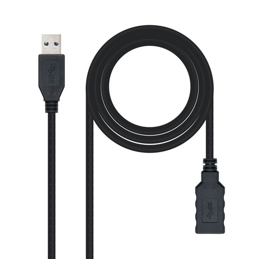 [8433281008106] Nanocable Cable USB 3.0 Tipo A/M-A/H Negro 3.0 m