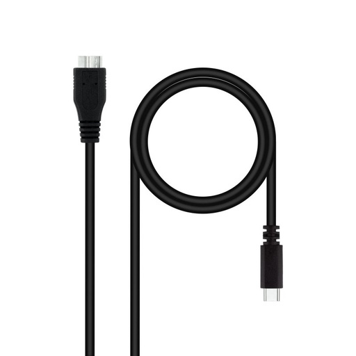 [2507072214451] Nanocable Cable USB 3.0, USB-C/M-Micro B/M 1 m