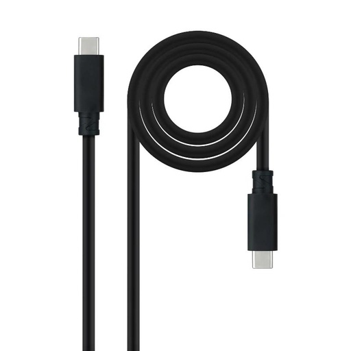 [8433281014183] Nanocable Cable USB 3.1GEN2 5A USB-C-M-USB-C-M 3m