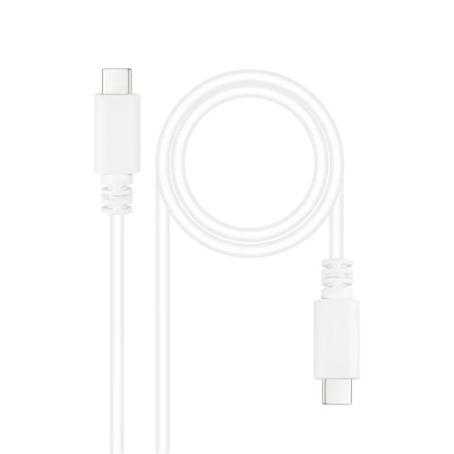 [8433281014466] Nanocable Cable USB2.0 3A USB-C/M-M 1.5 Blanco