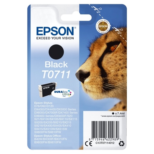 [8715946622996] Epson Cartucho T0711 Negro