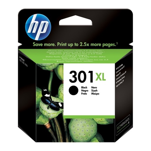 [884962894477] HP Cartucho 301XL Negro