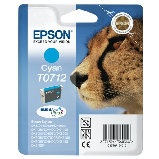 [8715946624518] Epson Cartucho T0712 Cyan