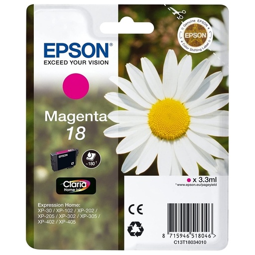 [8715946625157] Epson Cartucho T1803 Magenta