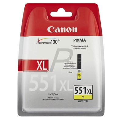 [4960999904917] Canon Cartucho CLI-551Y XL Amarillo