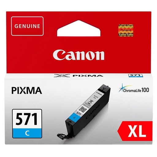 [4549292032857] Canon Cartucho CLI-571CY XL Cian