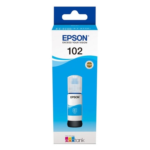 [8715946643359] Epson Botella Tinta Ecotank 102 Cyan