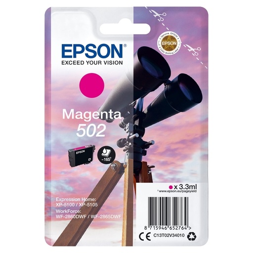 [8715946652764] Epson Cartucho 502 Magenta