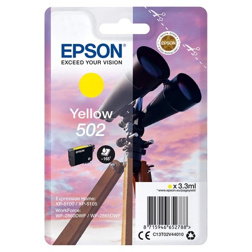 [8715946652788] Epson Cartucho 502 Amarillo