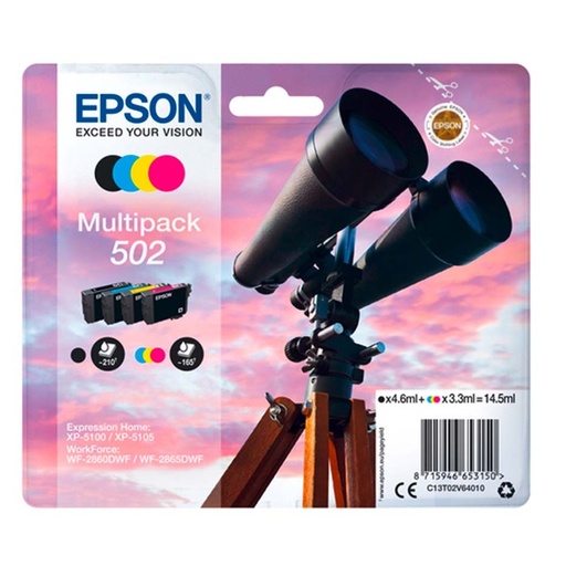 [8715946653150] Epson Cartucho Multipack 502