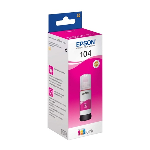 [8715946655826] Epson Botella Tinta Ecotank 104 Magenta