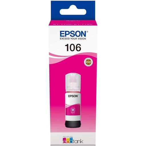 [8715946643328] Epson Botella Tinta Ecotank 106 Magenta