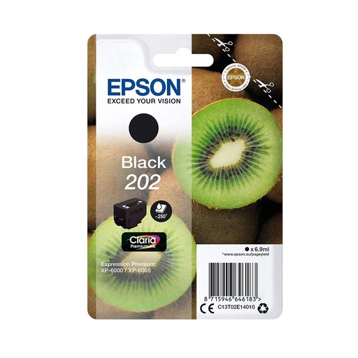 [8715946646183] Epson Cartucho 202 Negro