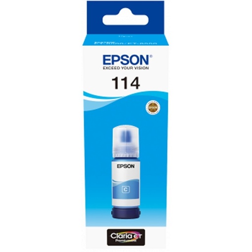 [8715946687308] Epson Botella Tinta Ecotank 114 Cyan