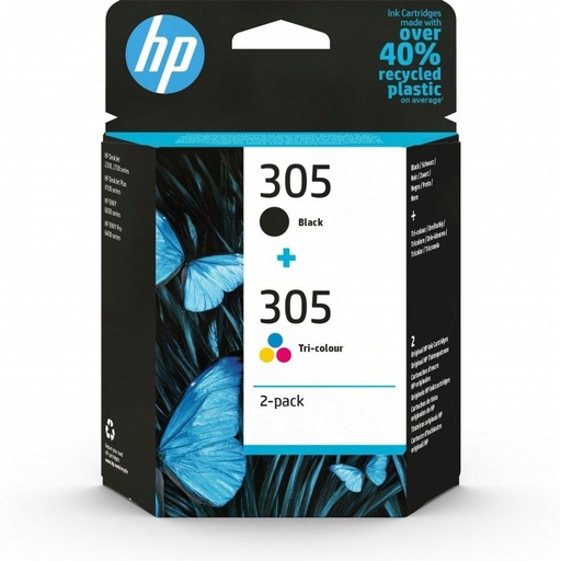 [195161166969] HP Cartucho Multipack 305 Negro+Color