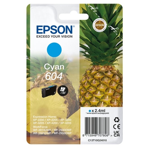 [8715946707808] Epson Cartucho 604 Cyan