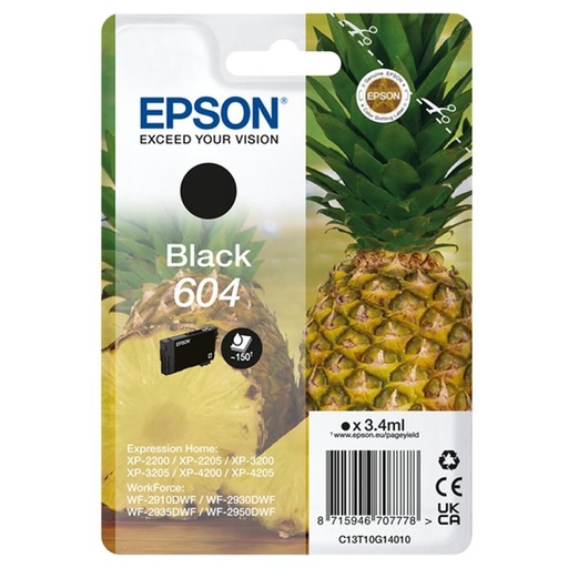 [8715946707778] Epson Cartucho 604 Negro